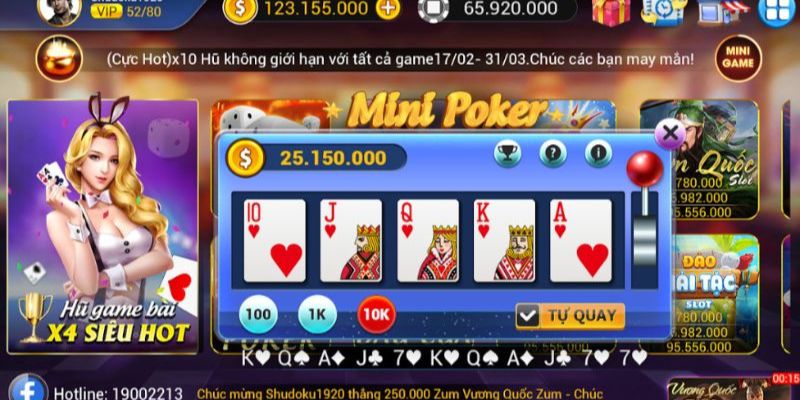 Top các phương pháp chơi Mini poker - Typhu88 trúng tiền tỷ