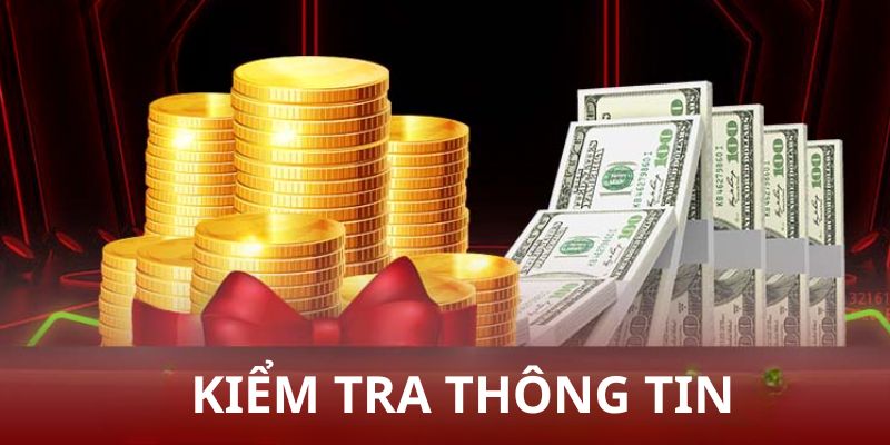 Người chơi cần kiểm tra lại tất cả nội dung đã điền ở form trước khi xác nhận